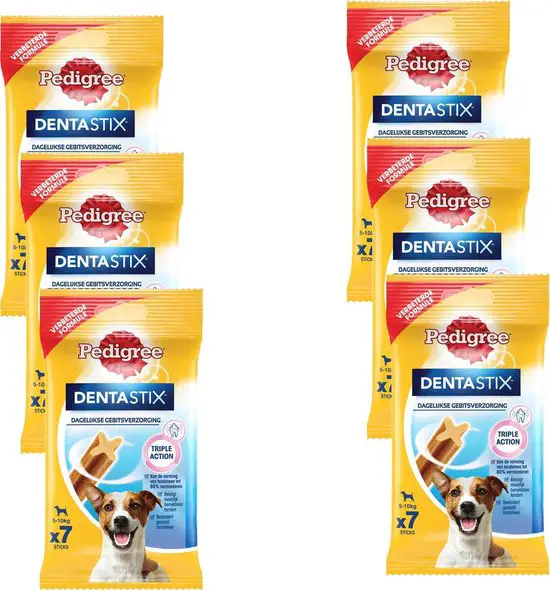 Pedigree Dentastix Mini Hond Multipack - Gebitsverzorgende Hondensnack - 6 x 7 stuks