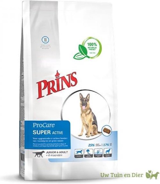 Prins Procare Super Active Hondenvoer 20kg + verrassing