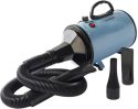 Forgoods Professionele Hondenfohn - Waterblazer voor Honden - Hondenfohn met Opzetstukken - 2800W Verstelbaar Vermogen - Blauw