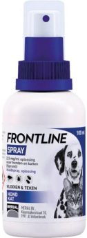 Frontline Spray Anti vlooienmiddel en tekenmiddel - Hond en Kat - 100 ml