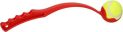 Rode Honden Ballenwerper met Ergonomische Handgreep – Inclusief Tennisbal – 38cm – Rood | Balwerper voor Hond | Bal Werpen...